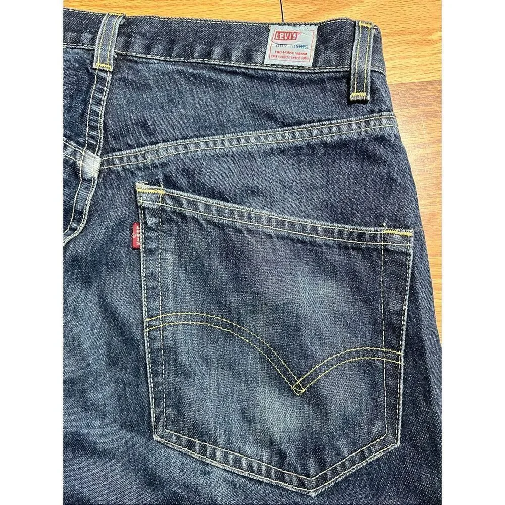 Vintage 90s Levi’s Dry Goods 595 Relaxed Straight Baggy Jeans